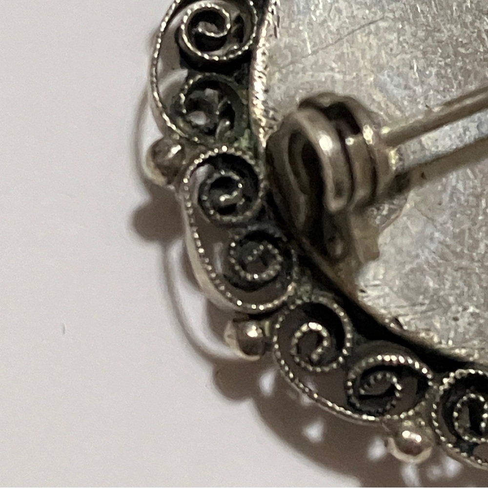 Vintage Micro Mosaic Brooch - Picture 4 of 5